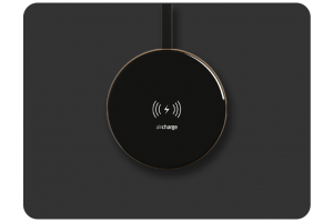 15W SINGLE PRO ROUND FAST CHARGER, BLACK GLASS 15W SINGLE PRO ROUND FAST CHARGER, BLACK GLASS