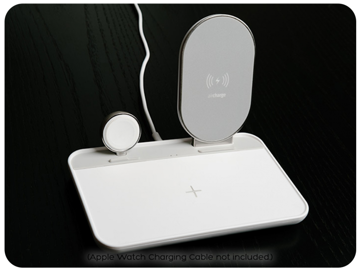 3 IN 1 WIRELESS CHARGING STATION, WHITE 3 IN 1 WIRELESS CHARGING STATION, WHITE